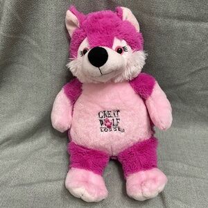 GREAT WOLF LODGE Pink Wolf 15” Plush